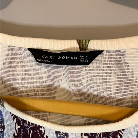 Zara Woman Floral Bird Dress - Picture 4 of 4